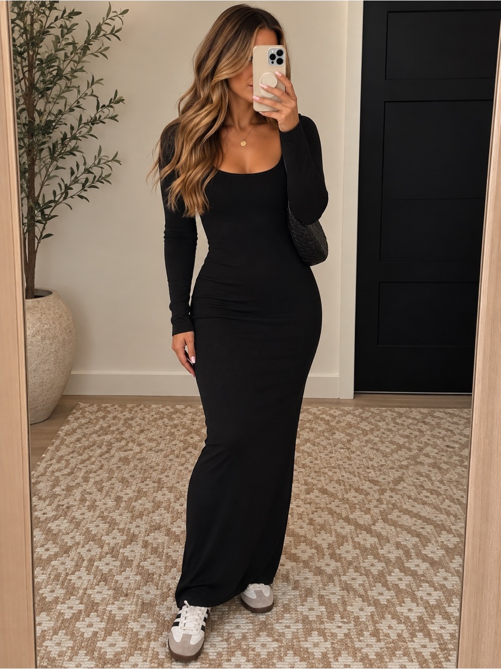 SKIMS Soft Lounge Long Sleeve Dress